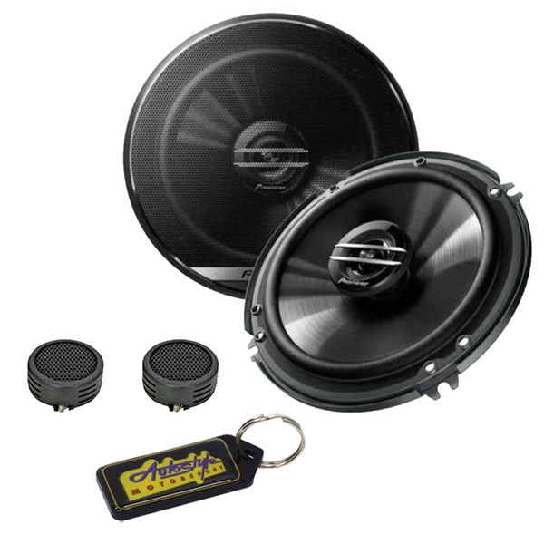 Pioneer 6.5" 300w Coaxial Car Speakers with Evo Tweeters &amp; Gel Key Holder