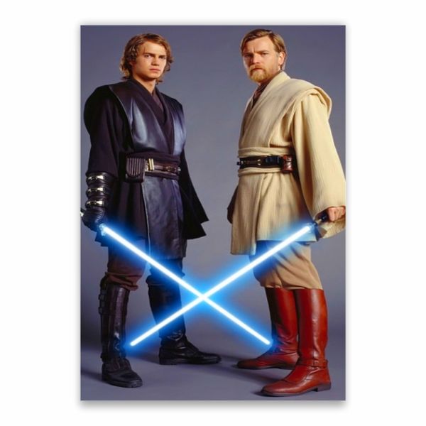 Anakin And Obi-Wan Kenobi Poster - A1