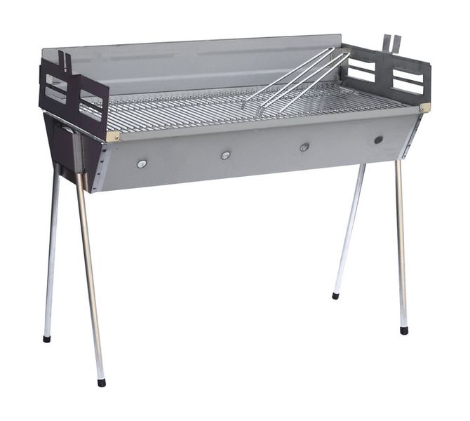Chef Leisure 630 Freestanding Charcoal Braai 630x400mm StainlessSteel Grill