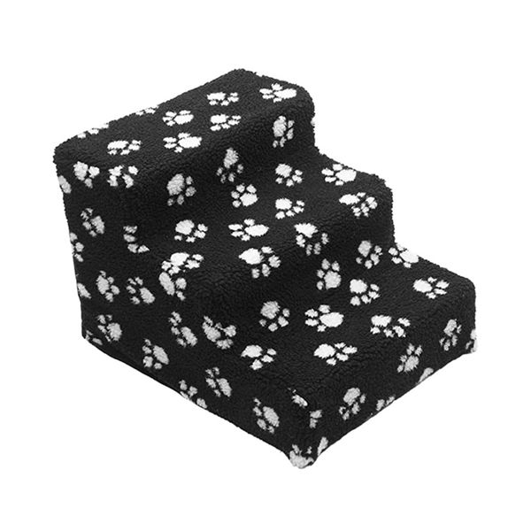 Pet Stairs Detachable Three-Story Staircase Assembly with Plush Cover
