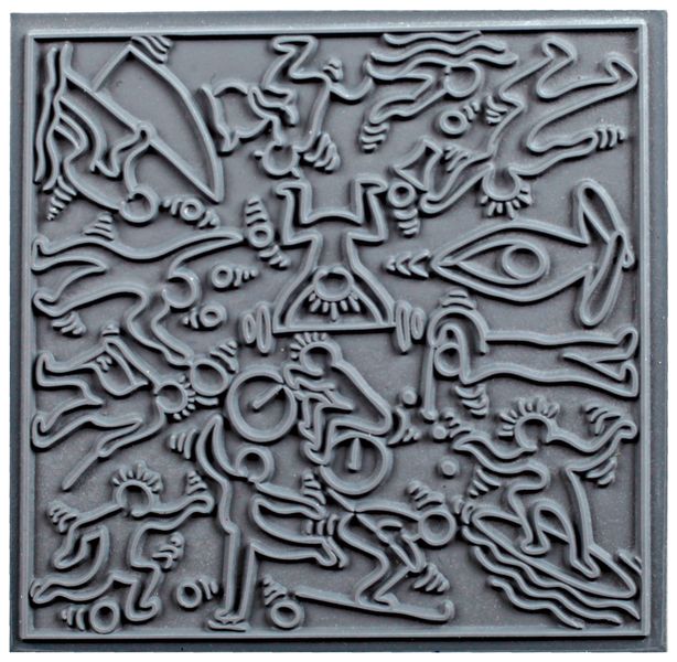 Cernit Texture PlatePlate - 9x9cm - Sports