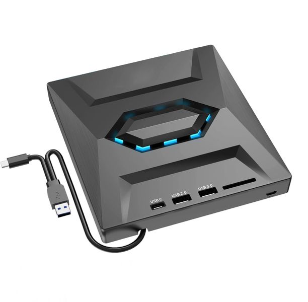 External CD DVD Drive USB 3.0 Type-C Portable CD/DVD +/-RW Drive/DVD Player
