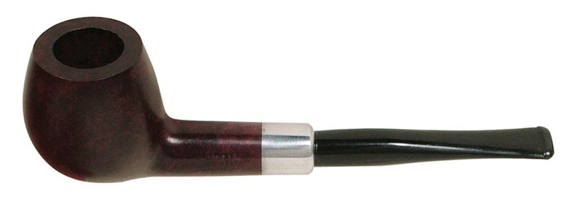 Keyser No 6 Straight Smoking Pipe with Apple Shaped Bowl