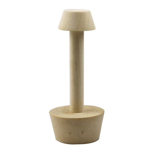 Kitchen Gadgets Wood Egg Tart Pusher Double Side Tart Tamper