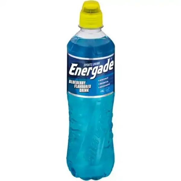 Energade - Blueberry Flavoured Sports Drink 500ml - Pack of 24 Bottles