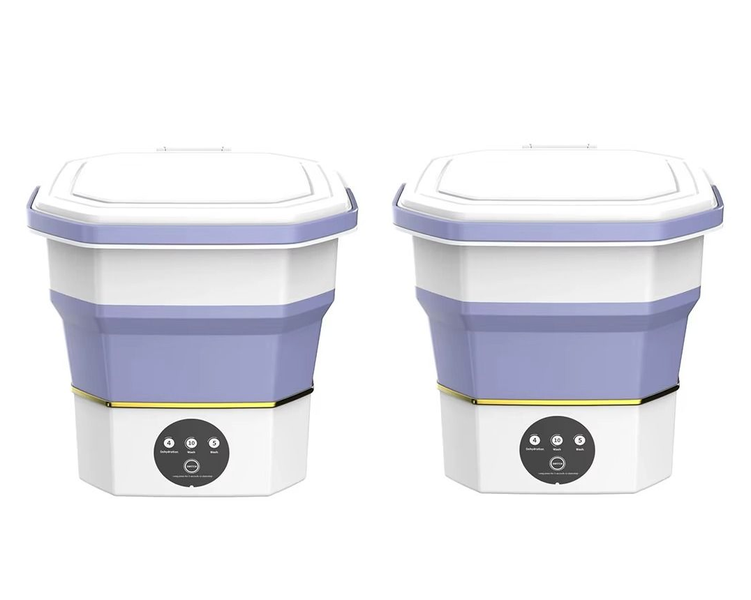 2 Pack- Mini Foldable Portable Clothes Washing Machine