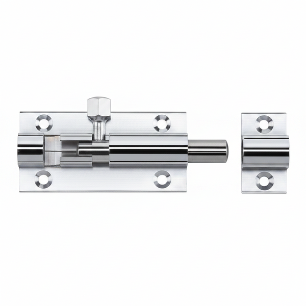 Fascor 75mm Straight Barrel Bolt Lock for Doors and Gates