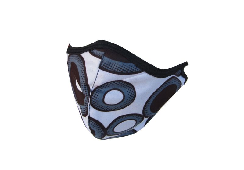 Face Mask - Washable, Reusable 3 Layer Fabric Wi image