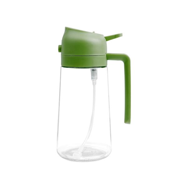 Leakproof 2-in-1 Oil Spray Bottle 470ml | No Drip Oil Dispenser for Cooking