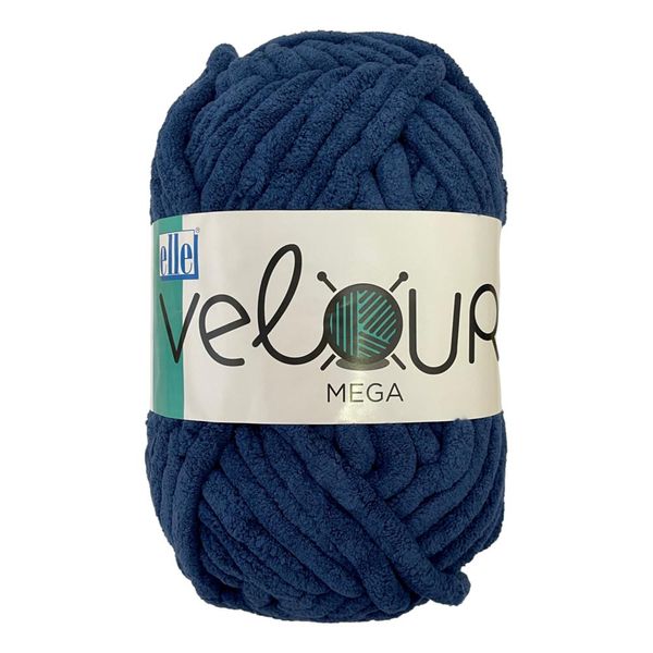 Elle Velour Mega Yarn - 1x 500g Ball (Pepper)