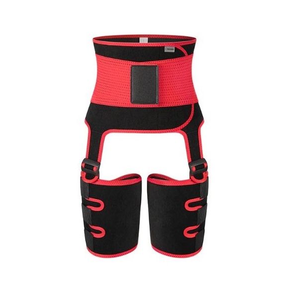 Waist and Thigh Trainer with Shaper Belt - Orange