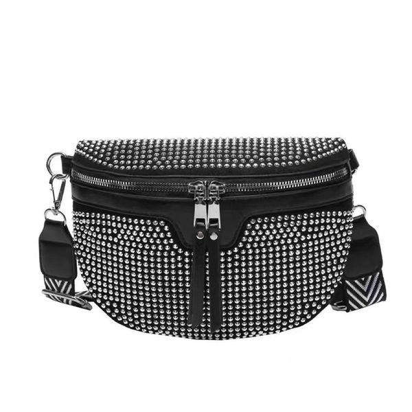 Women Belt Bag Rhinestone
