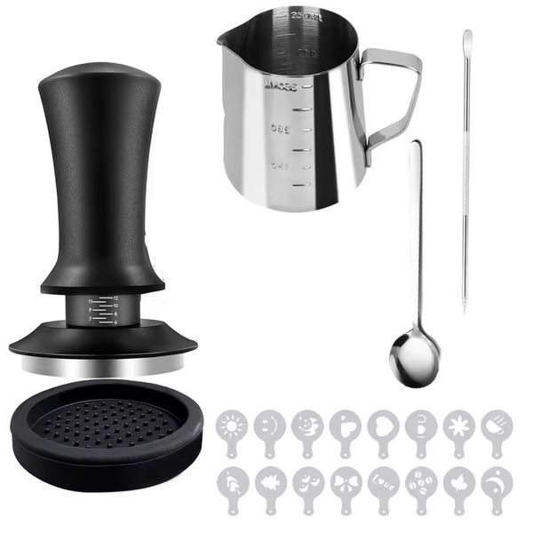 Espresso Coffee 51mm Tamper Kit &amp; Accessories