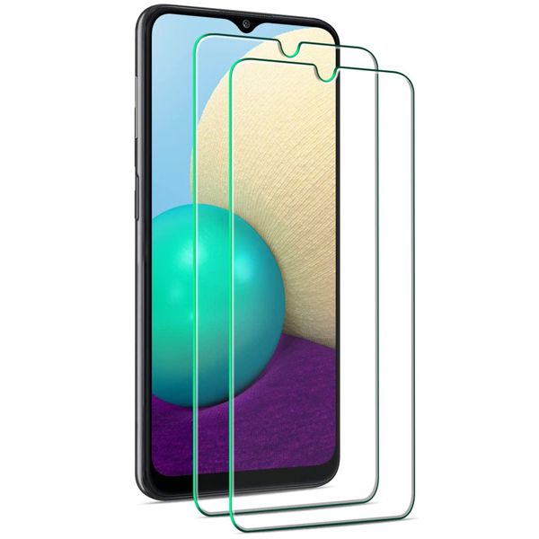 Galaxy A02 Screen Protector Guard Tempered Glass PACK OF 2