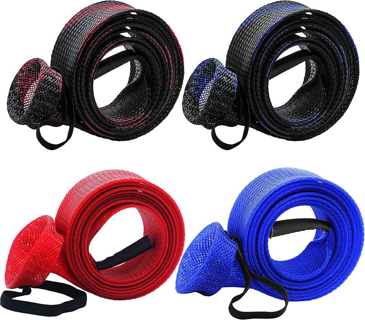 Beetwo Fishing Rod Cover Spinning Casting Sea Fishing Rod 4 Pack Sleeve ...