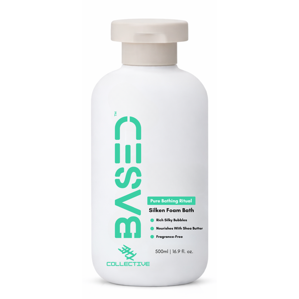 BASED Silken Foam Bath - Fragrance-Free Luxury Bubble Bath - 500ml