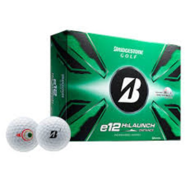 Bridgestone e12 Hi Launch White Golf Balls - High Launch Distance