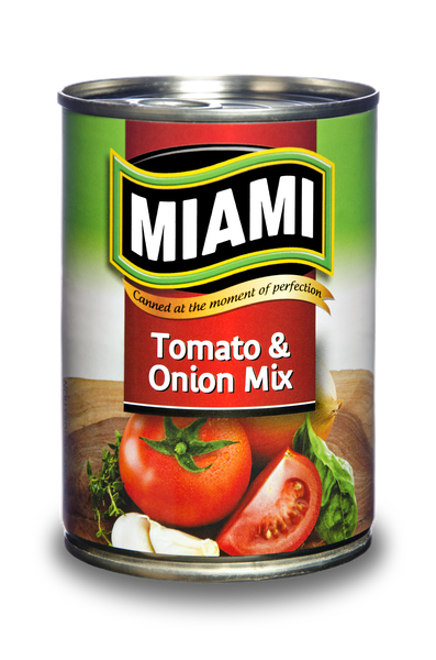 Miami Canners Tomato &amp; Onion Mix 6 x 410g