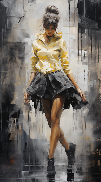 Canvas Wall Art - Dancer Creative Art - HD0204