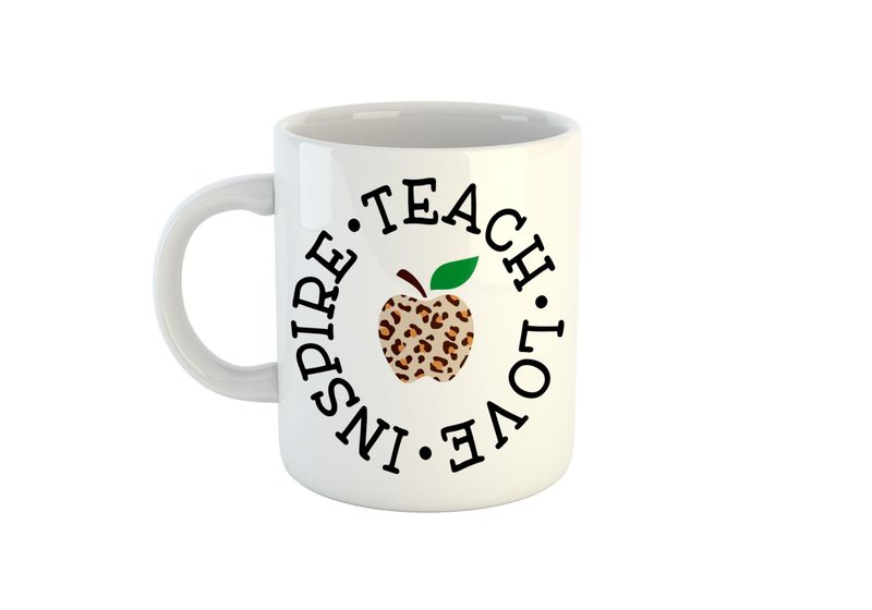 Teach Love Inspire Leopard - Mug