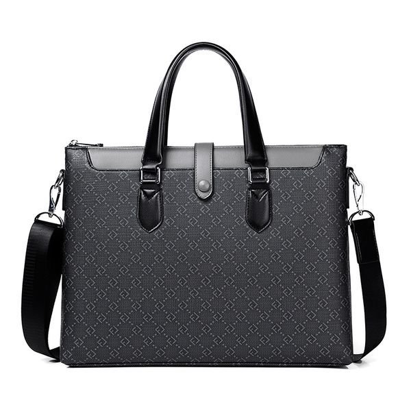 Men's Genuine Leather Handbag Business Large Capacity Briefcase