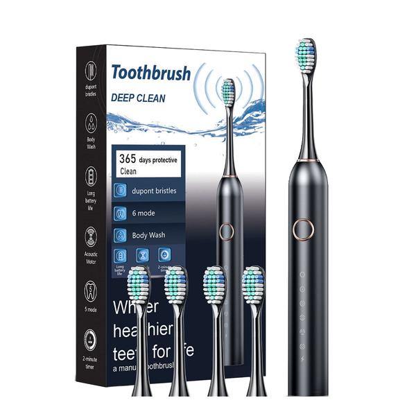 dult Sonic Electric Toothbrush Sonic Electric Toothbrush with 6 Modes