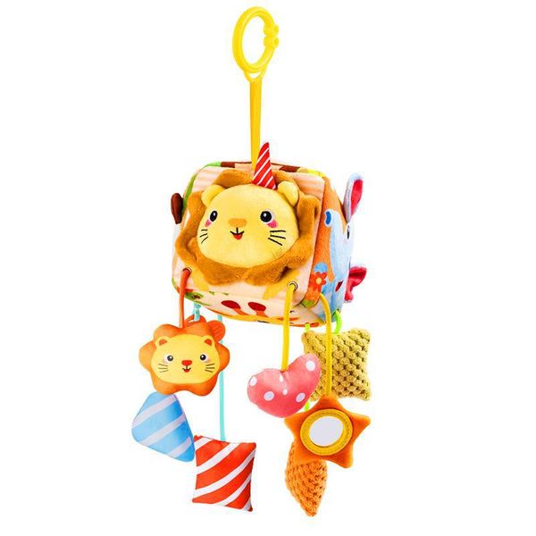 12-in-1 Baby Car Seat Crib Mobile-Lion Themed Sensory Toy