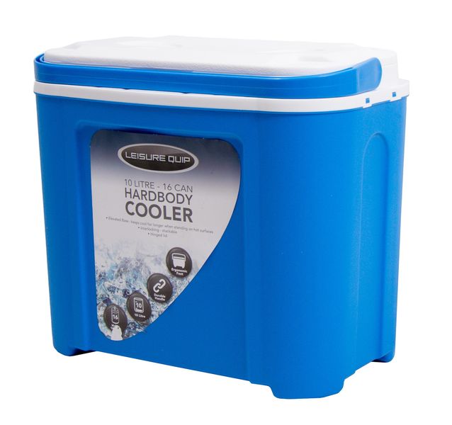 Leisure-Quip 10 Litre Hardbody Cooler - Blue