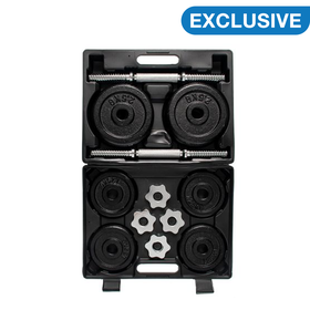 GetUp Weight Plate Dumbbell Set - 20kg