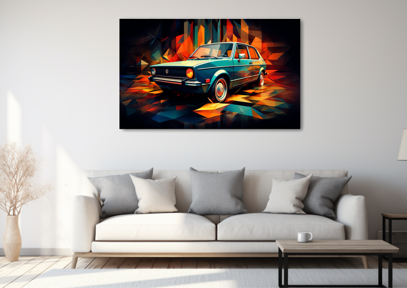 Canvas Wall Art - MK1 Nostalgia Abstract - HD0126
