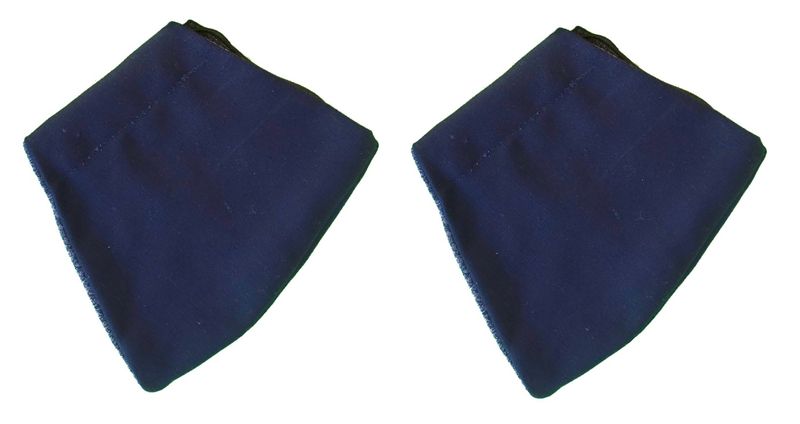 Face Mask Cotton Fabric 2-Pack - Navy. Washable &amp; Reusable