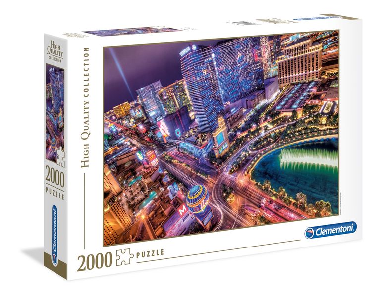 Clementoni 2000 Piece Puzzle -Las Vegas