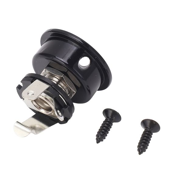 Electrosocket jack plate for electric guitars