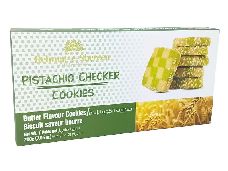 Pistachio Checker Cookies - 200g