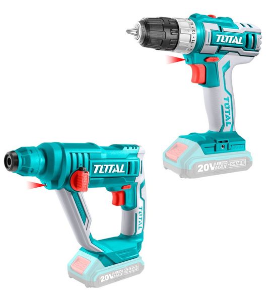 Total Tools 20V Lithium-Ion Cordless 2Pieces Combo Kit