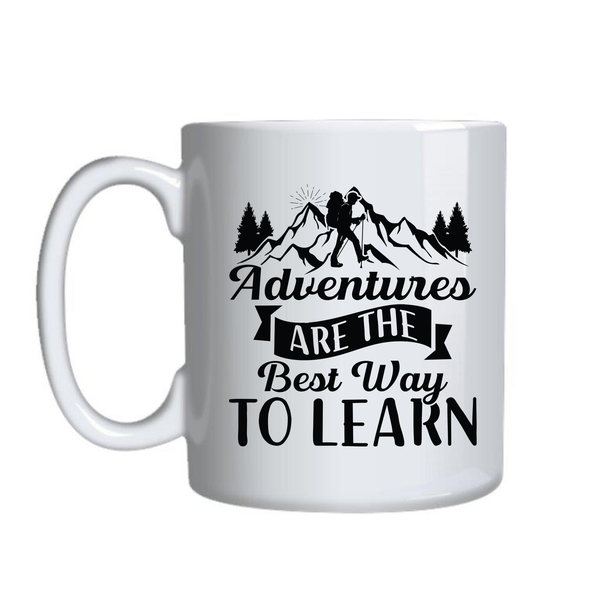 Learn Mugs for Adventure Lovers Funny Trendy Graphic Cup Design Present 013