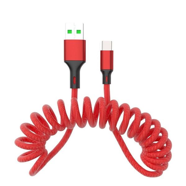 Viaking Type-C Quick Charge 5A Spring Cable 1.5M