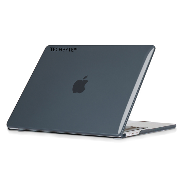 TechByte Hard Shell Cover/Case for MacBook Air 13.6" M2 (2022) - Navy Blue