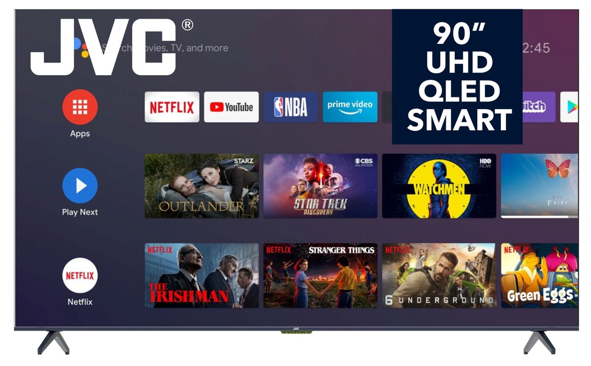 JVC 90" LT-90NQ7155 UHD QLED Smart Google TV
