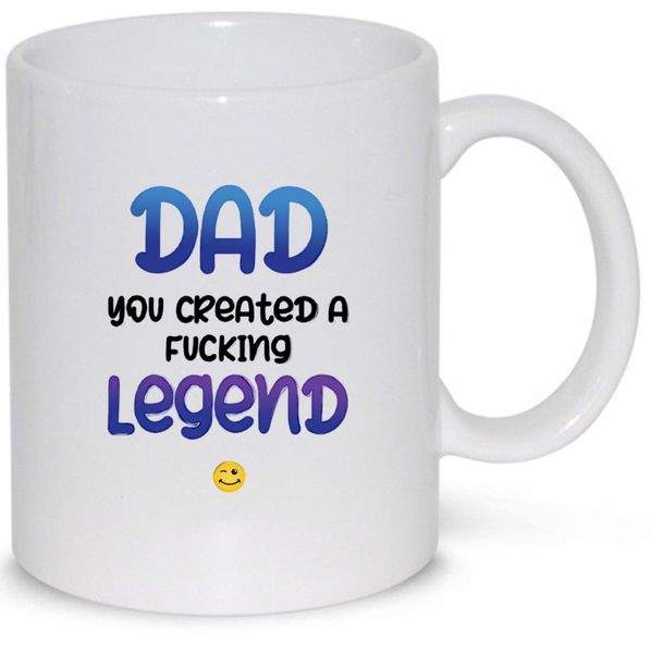 Dad You Created A Legend Birthday Christmas Gift 11Oz Premium Coffee Mug