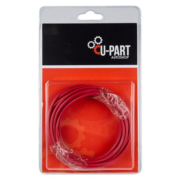 U-Part Electric Wire - 2.5mm x 5m - Red - Bulk Pack of 3