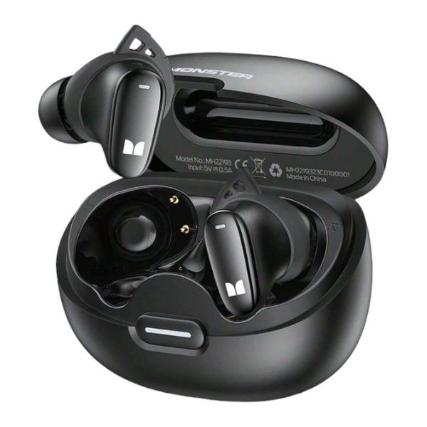 Monster-MH22193 - IPX5 Waterproof Wireless Earbuds With Touch Control-Black