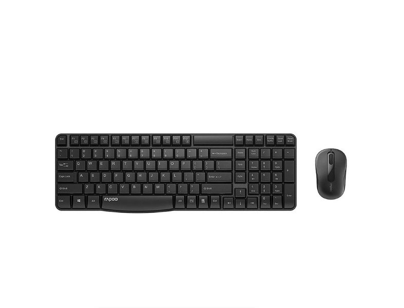 Rapoo X1800S Black Wireless Keyboard And Mouse Combo
