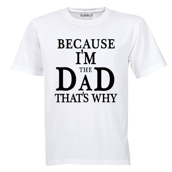 I'm The Dad - Mens - T-Shirt - White image