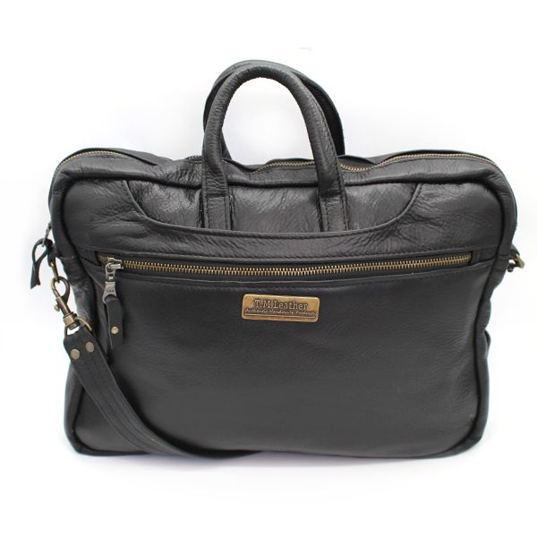 TM Leather Laptop Bag