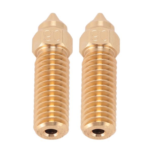 10-Pack Creality K1 Nozzles - 0.6mm High-Temp Brass