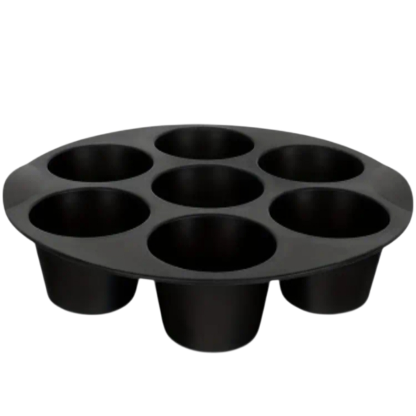 Black Silicone Round Muffin Pan