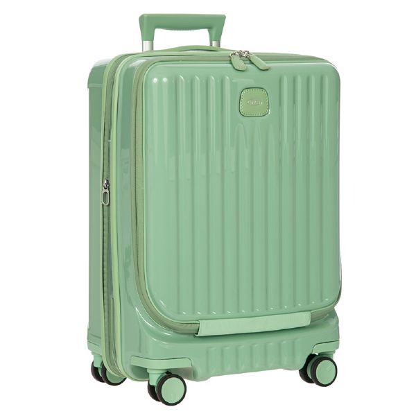 Bric's Positano - 55cm Trolley with Pocket - Sage Green