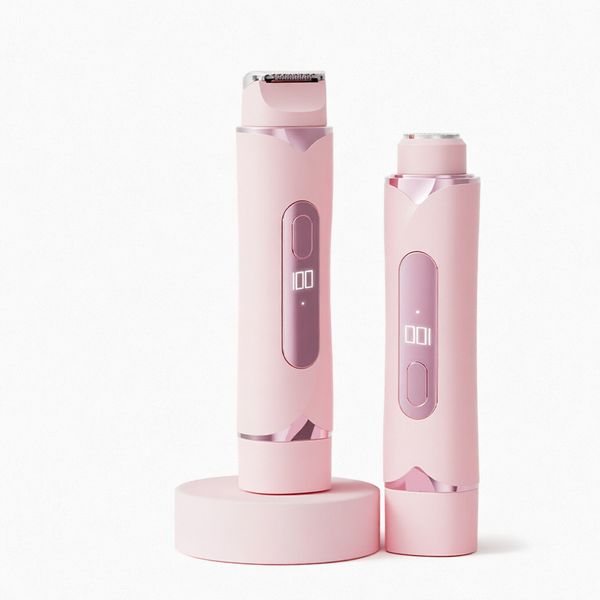 LCD Display Electric Trimmer, Portable Women Body Hair Remover