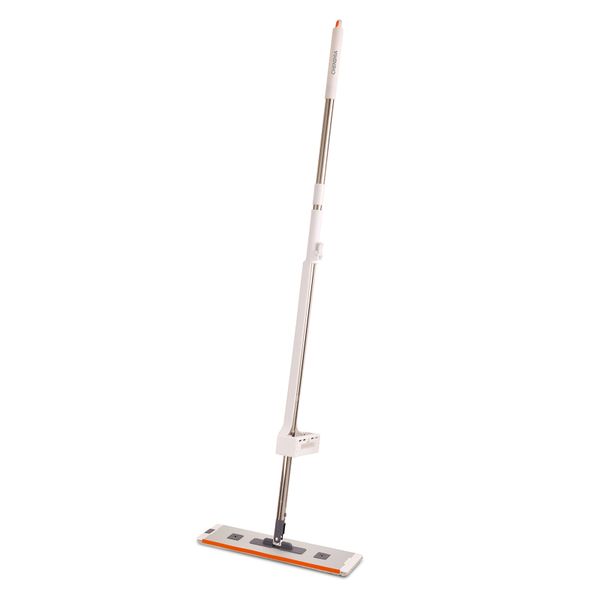 Chenshia 45cm Heavy Duty Aluminium Flat Mop with Pad &amp; Wringer-360 Rotating